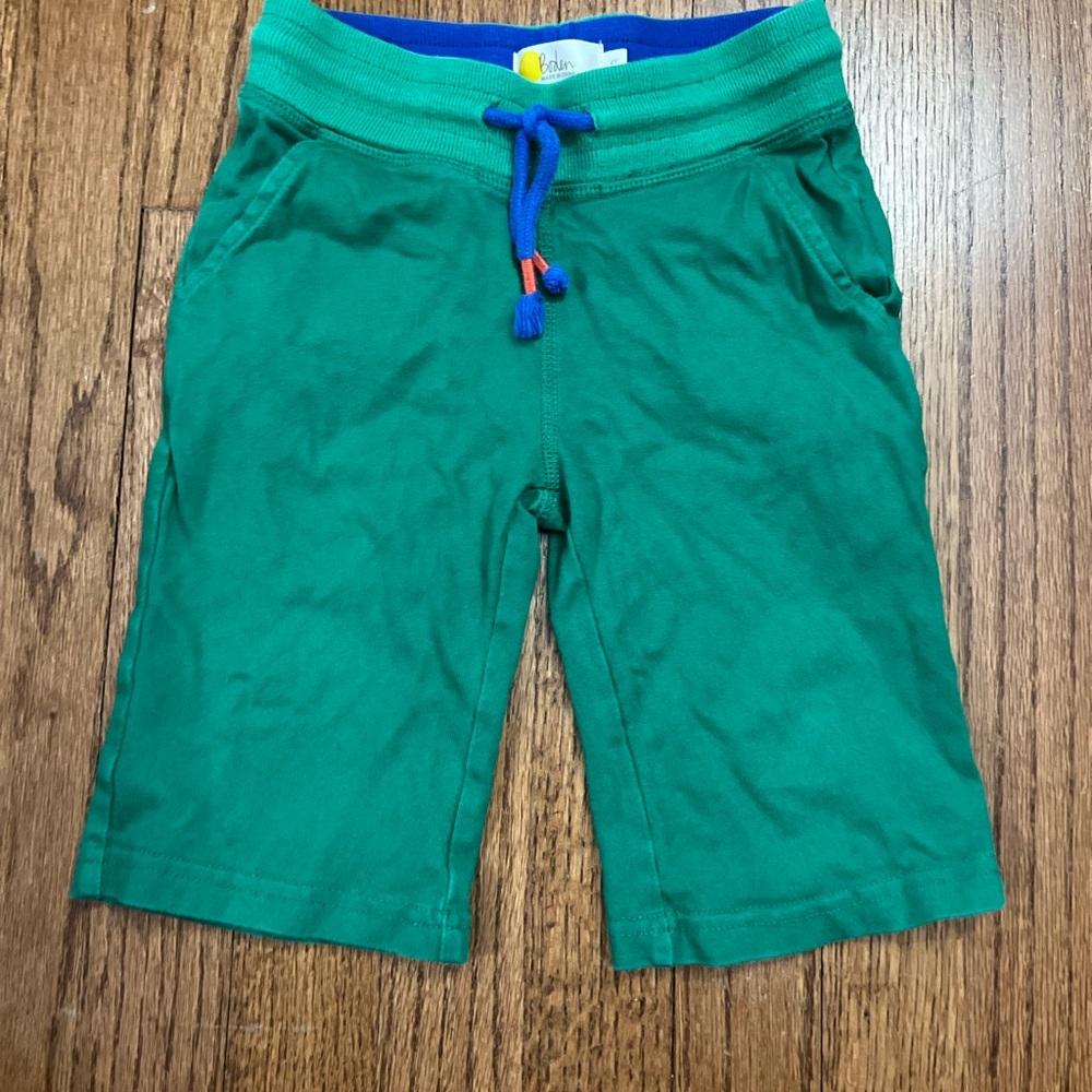 Boden Vibrant Green & Blue Kids Shorts size 4Y